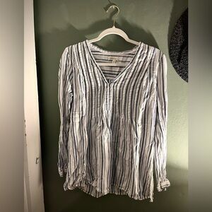 Max Studio Striped Blouse